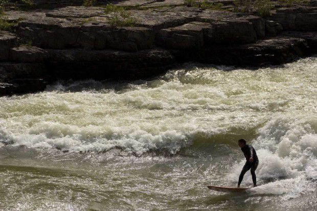 You've surfed on a river